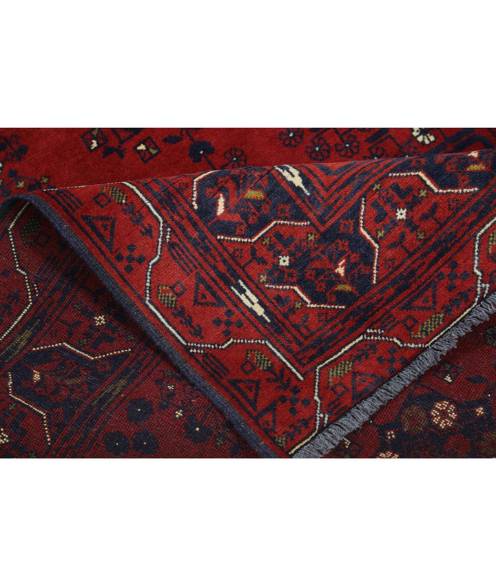 Afghan Khamyab Rug 3' 2" x 4' 9" Hand-Knotted | No. AT48710