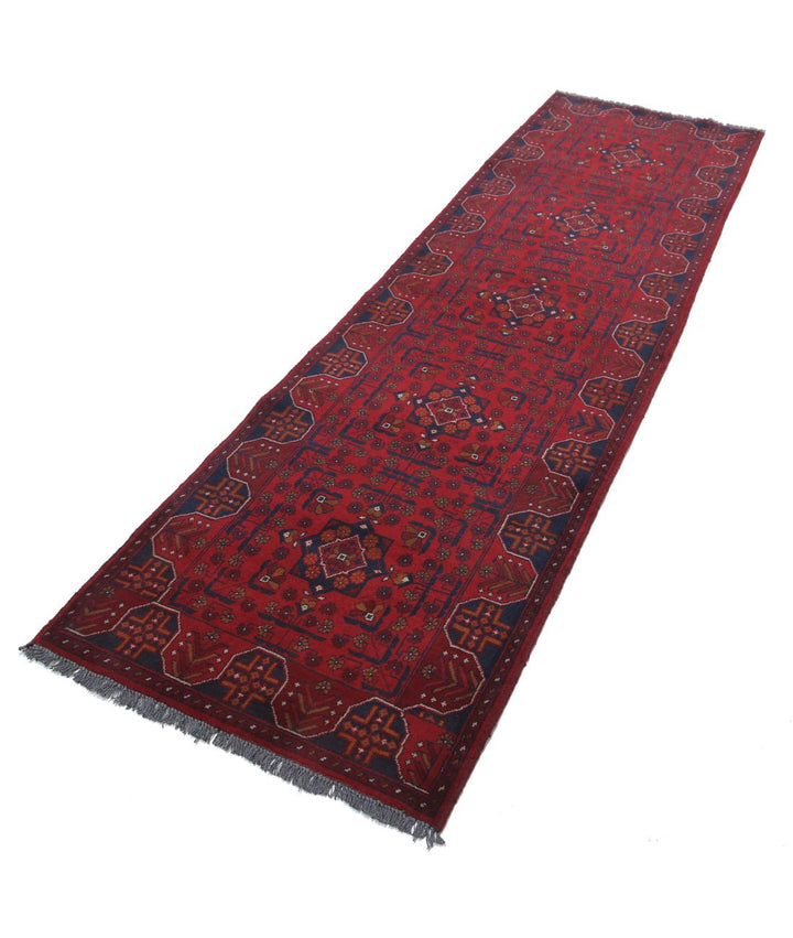 Afghan Khamyab Rug 2' 8" x 9' 3" Hand-Knotted | No. AT54833