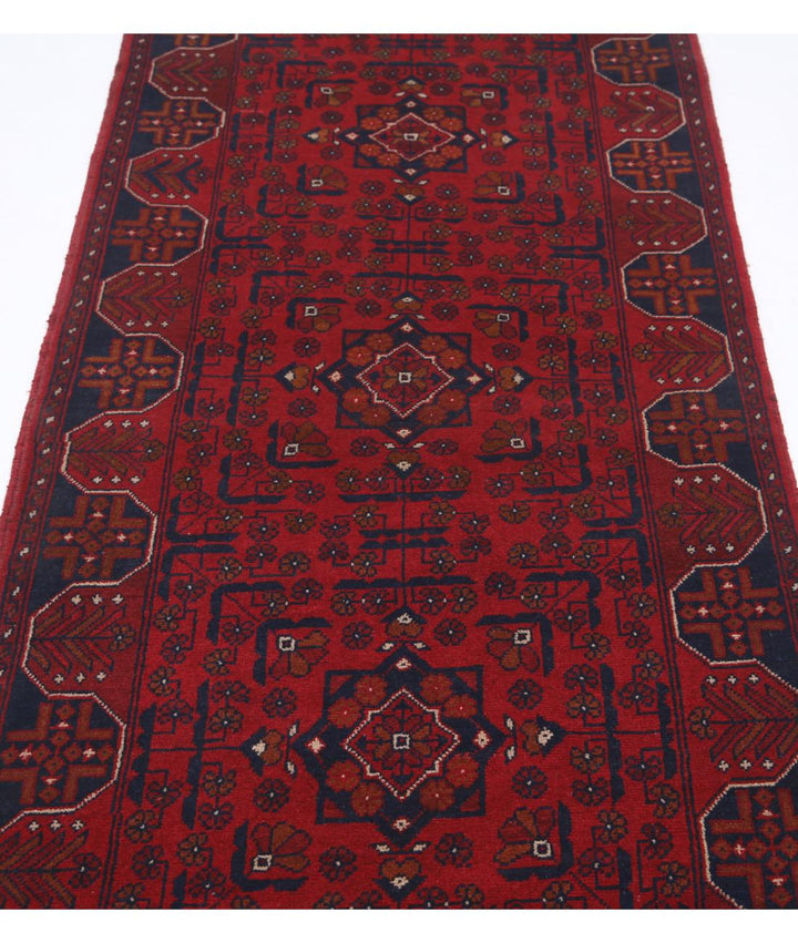 Afghan Khamyab Rug 2' 8" x 9' 3" Hand-Knotted | No. AT54833