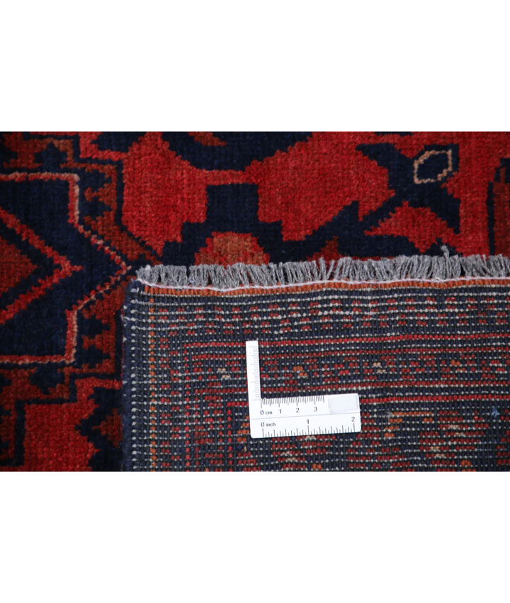 Hand Knotted Afghan Khal Muhammadi Wool Rug 8' 0" x 11' 0" - No. AT41236
