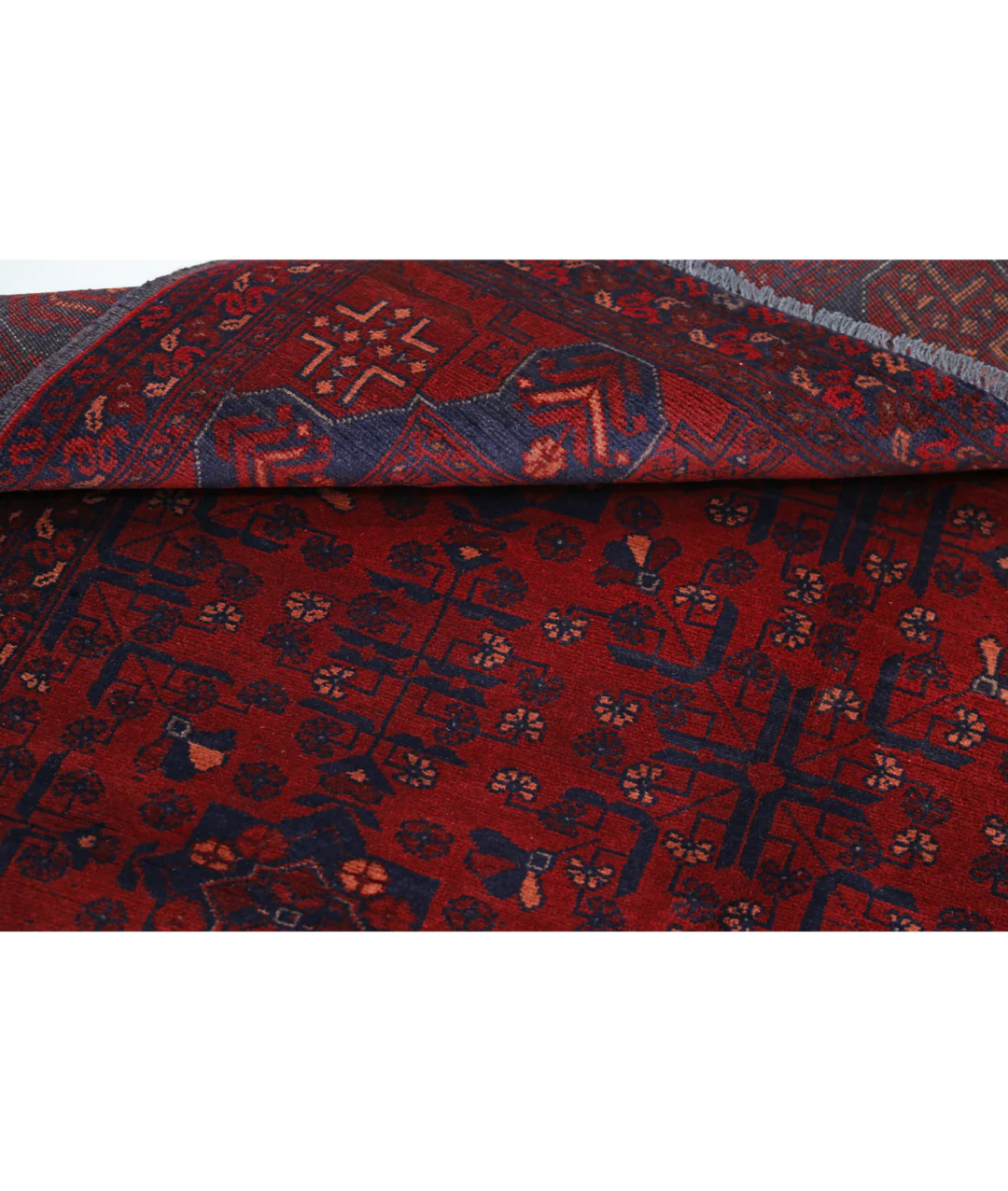 Afghan Khal Muhammadi Rug 4' 11" x 6' 4" Hand-Knotted | No. AT48743