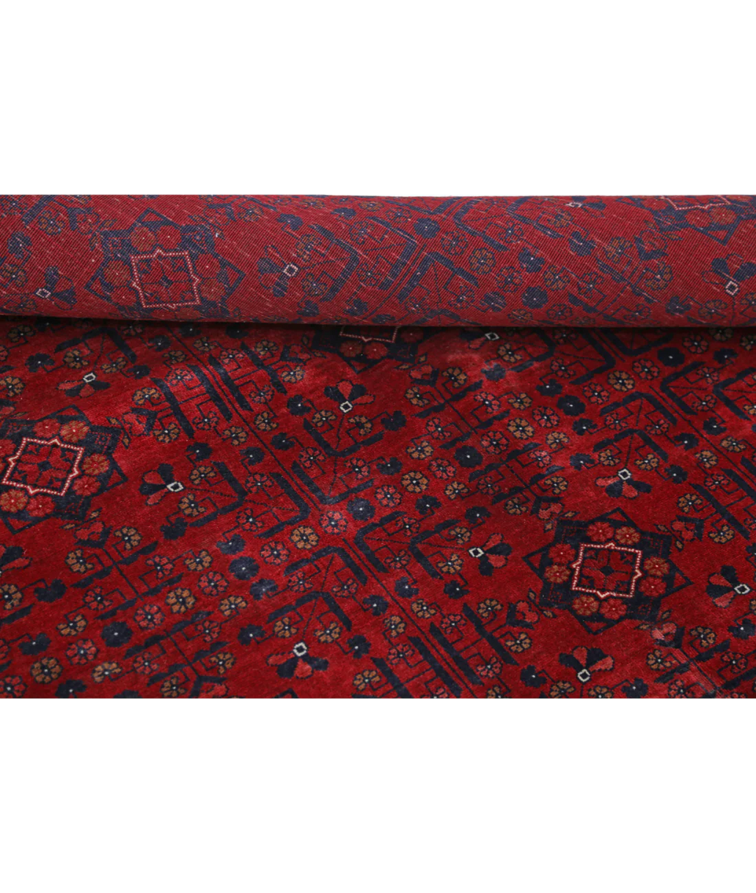 Afghan Beljik Rug 5' 7" x 7' 6" Hand-Knotted | No. AT20825