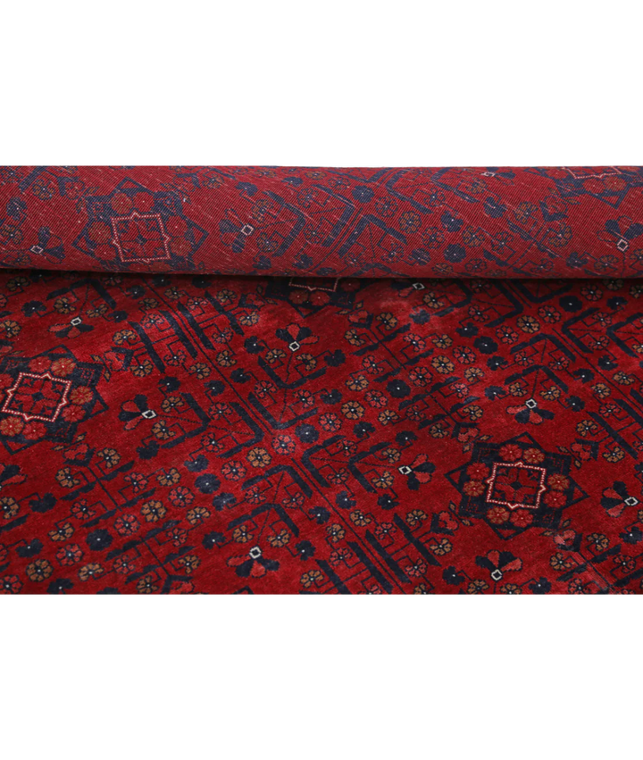 Afghan Beljik Rug 5' 7" x 7' 6" Hand-Knotted | No. AT20825