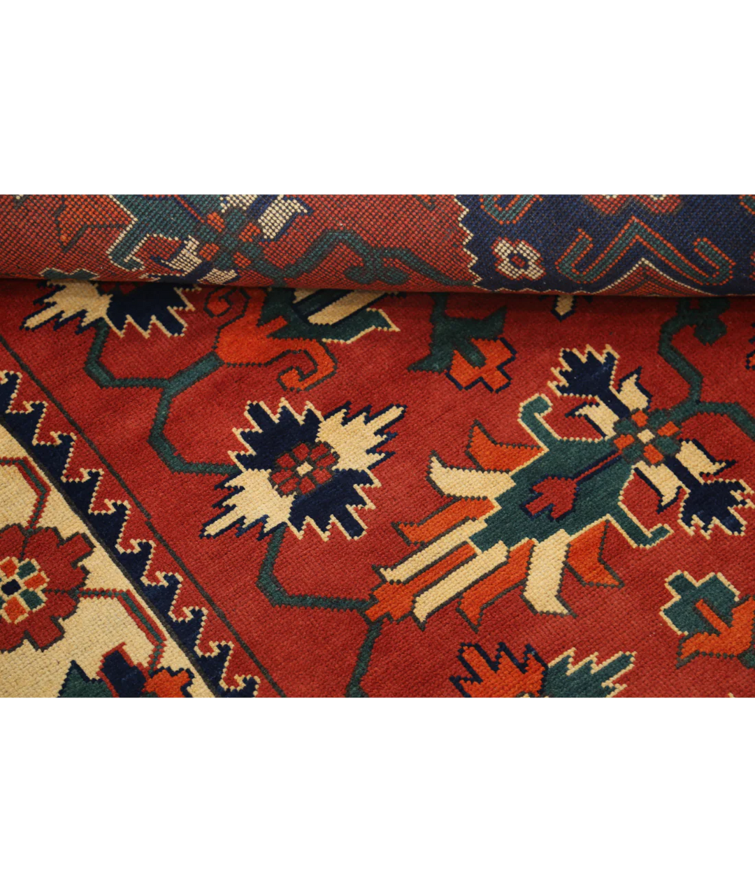 Afghan Karghai Rug 4' 10" x 6' 3" Hand-Knotted | No. AT79174
