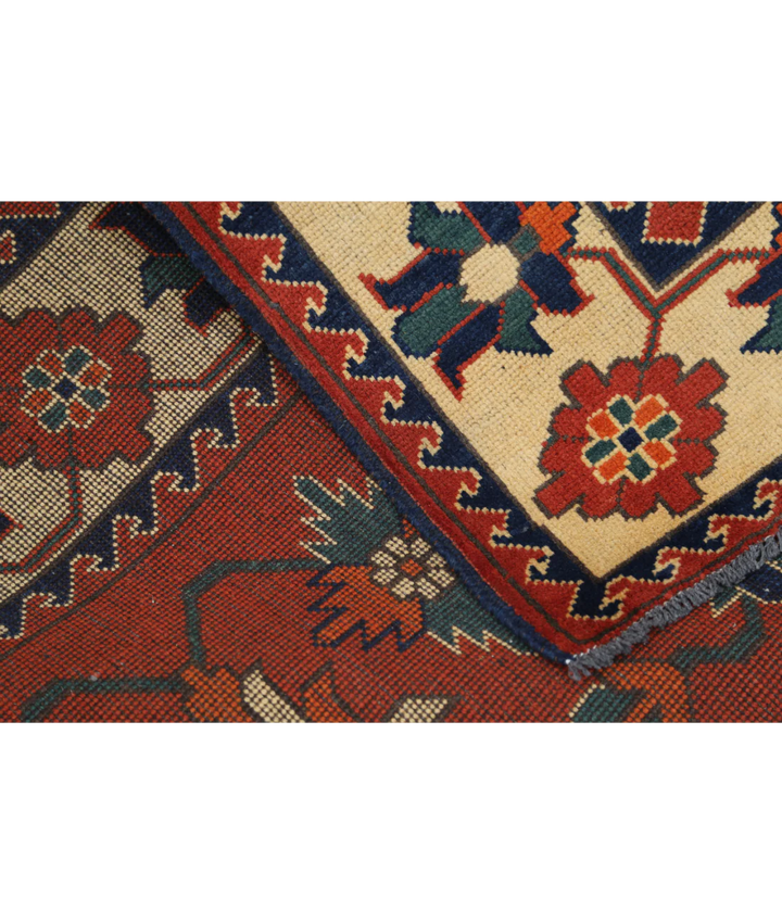 Afghan Karghai Rug 4' 10" x 6' 3" Hand-Knotted | No. AT79174