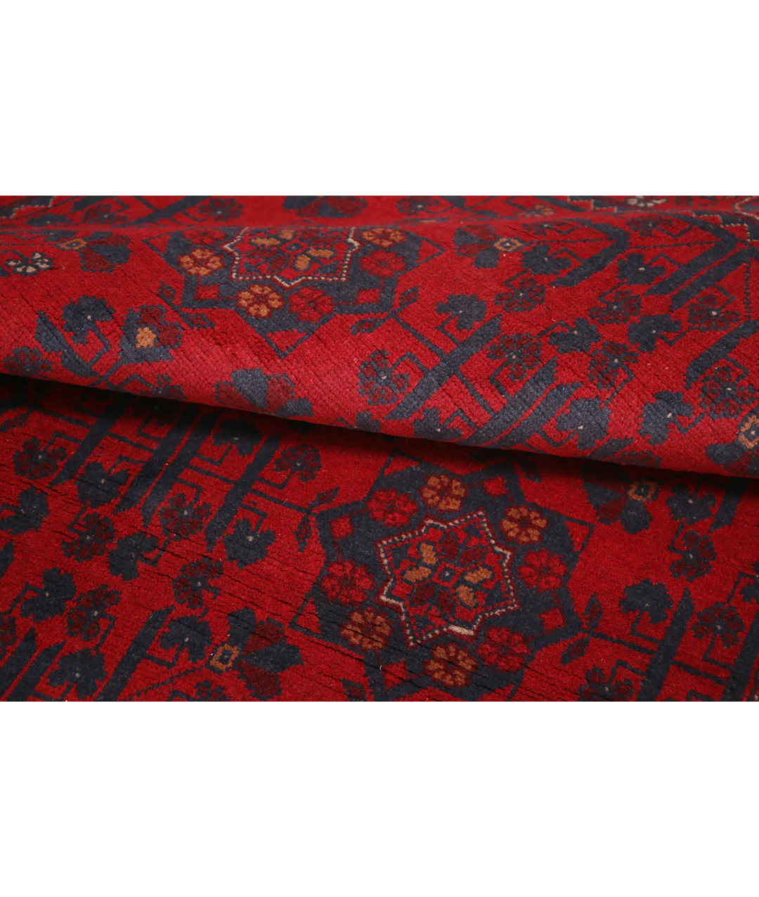 Afghan Khal Muhammadi Rug 4' 2" x 6' 5" Hand-Knotted | No. AT71611