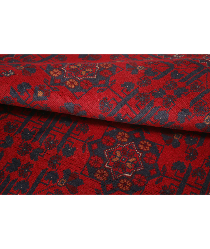 Afghan Khal Muhammadi Rug 4' 2" x 6' 5" Hand-Knotted | No. AT71611