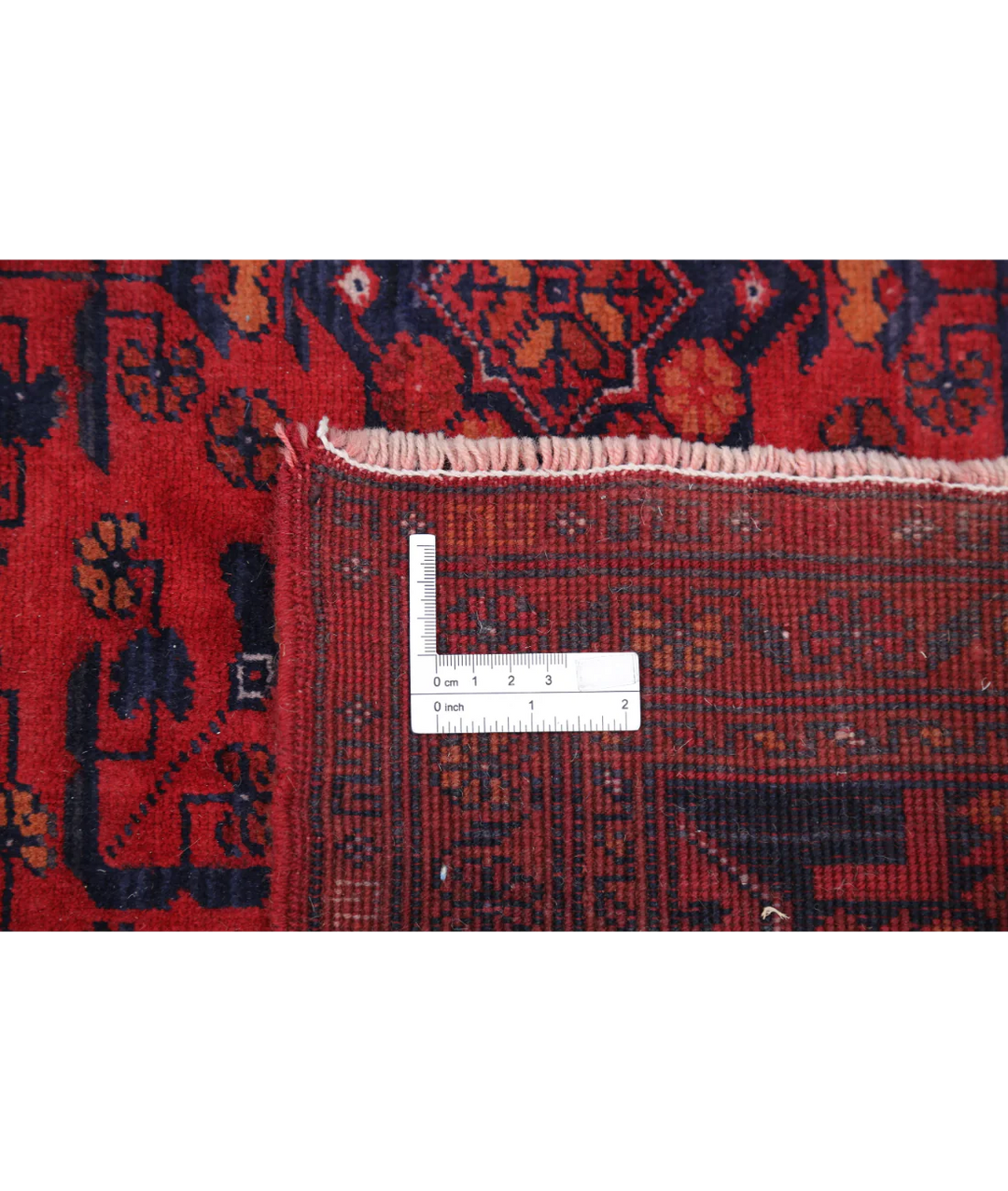 Afghan Khamyab Rug 4' 9" x 5' 11" Hand-Knotted | No. AT54518