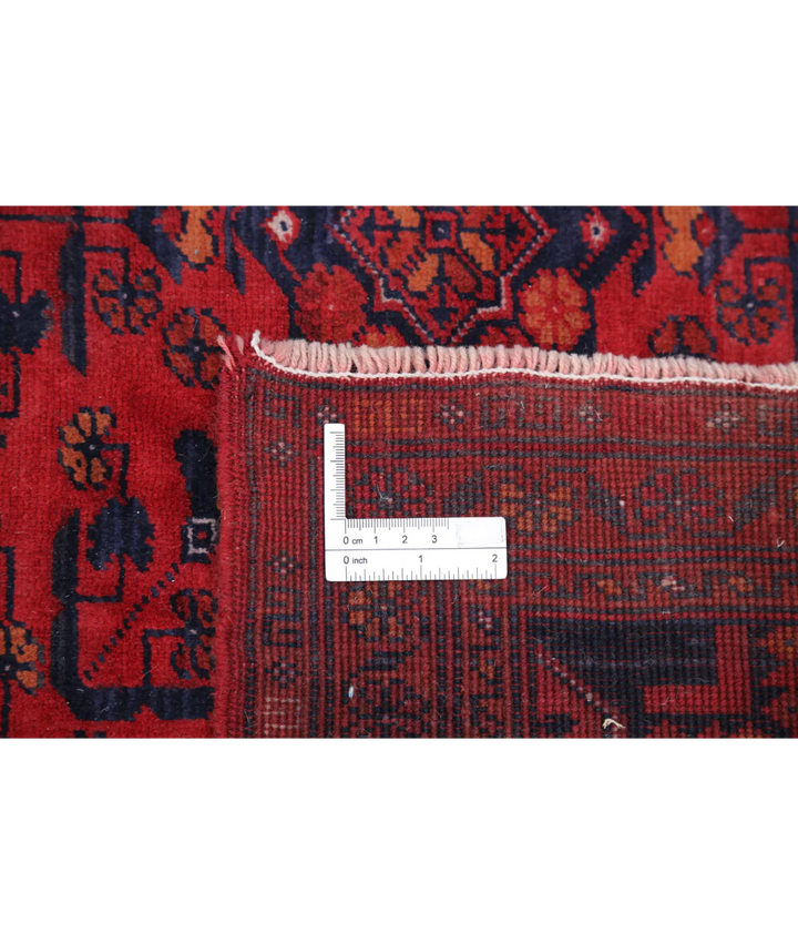 Afghan Khamyab Rug 4' 9" x 5' 11" Hand-Knotted | No. AT54518