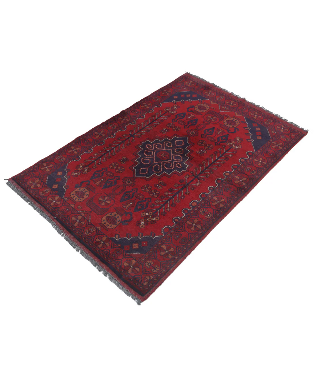 Afghan Khal Muhammadi Rug 3' 3" x 5' 0" Hand-Knotted | No. AT38866