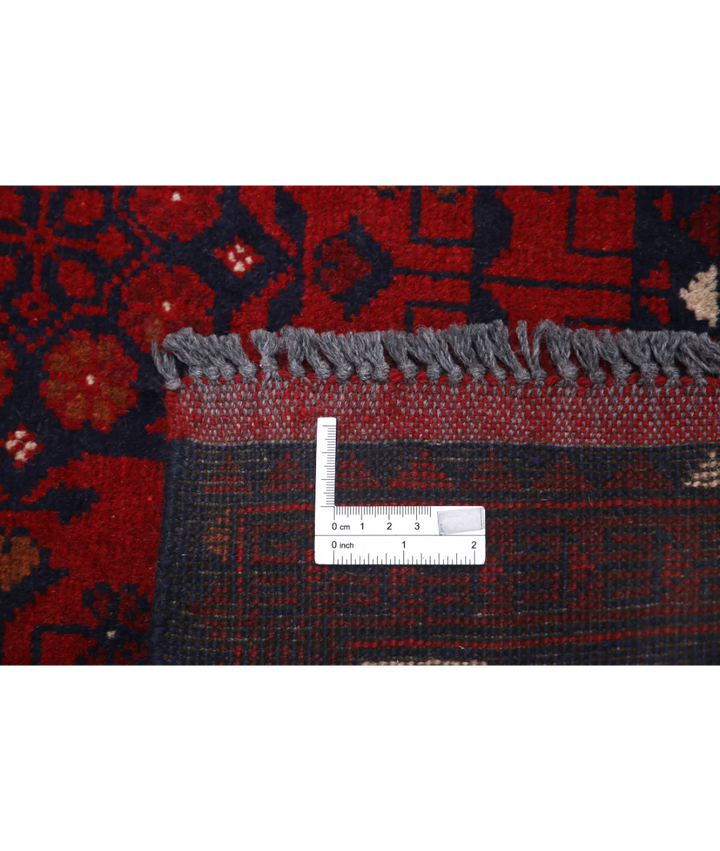 Afghan Khal Muhammadi Rug 3' 4" x 4' 11" Hand-Knotted | No. AT77452