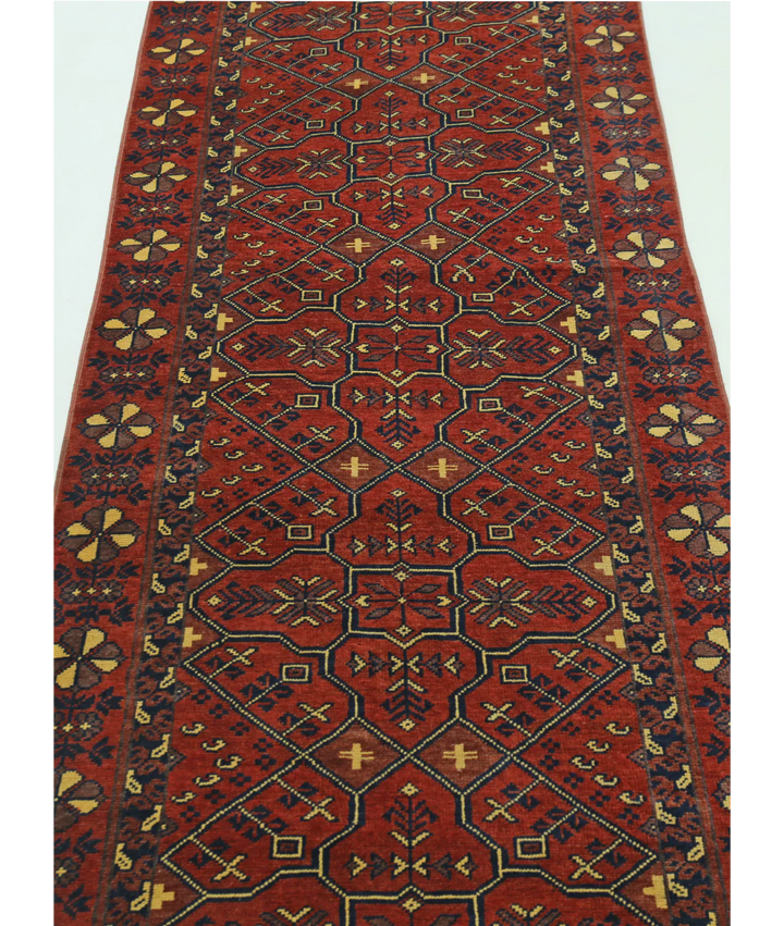Afghan Khal Muhammadi Rug 2'7" x 47'7" Hand-Knotted | No. AT25655