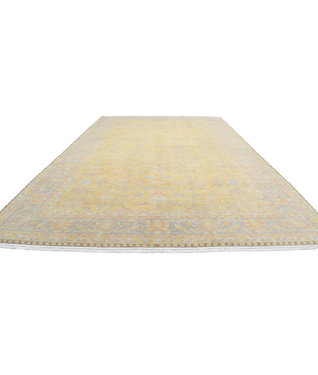 Afghan Agra Rug 12' 0" x 18' 2" Hand-Knotted | No. AT50255