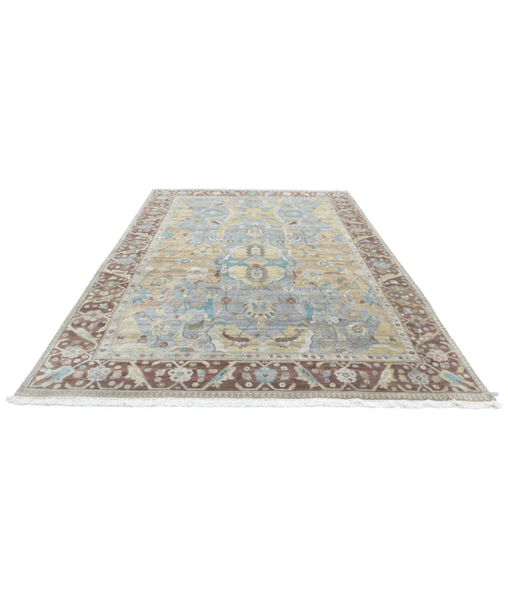 Afghan Agra Polonaise Rug 8' 1" x 11' 4" Hand-Knotted | No. AT60951