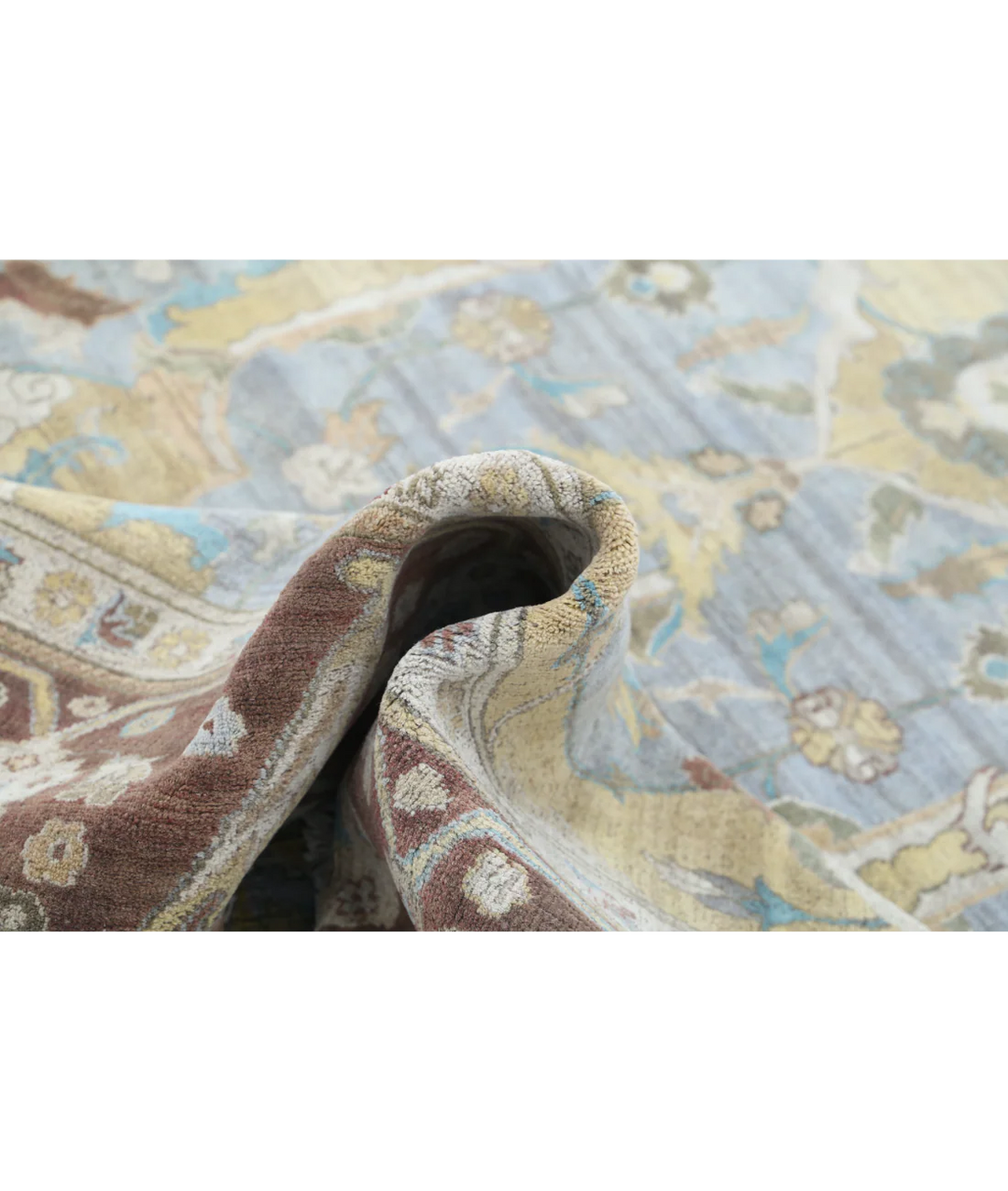 Afghan Agra Polonaise Rug 8' 1" x 11' 4" Hand-Knotted | No. AT60951