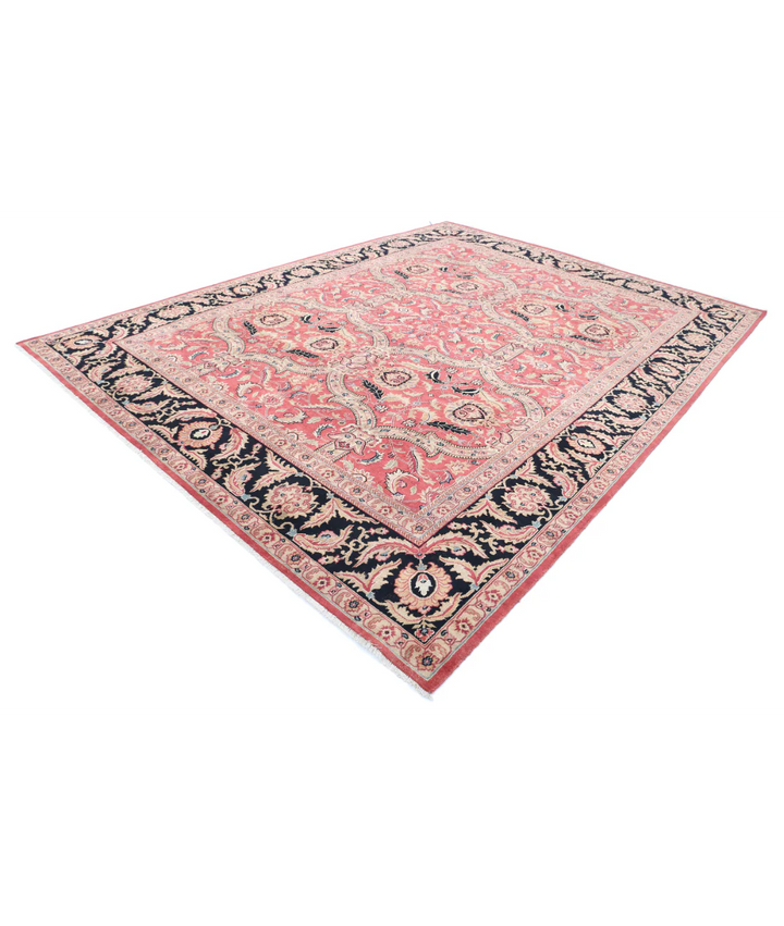 Afghan Agra Rug 9' 5" x 12' 5" Hand-Knotted | No. AT75169