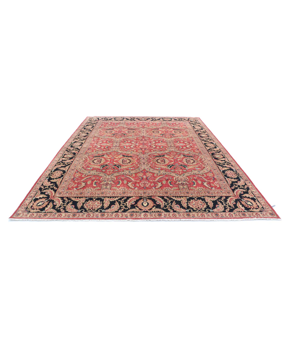 Afghan Agra Rug 9' 5" x 12' 5" Hand-Knotted | No. AT75169
