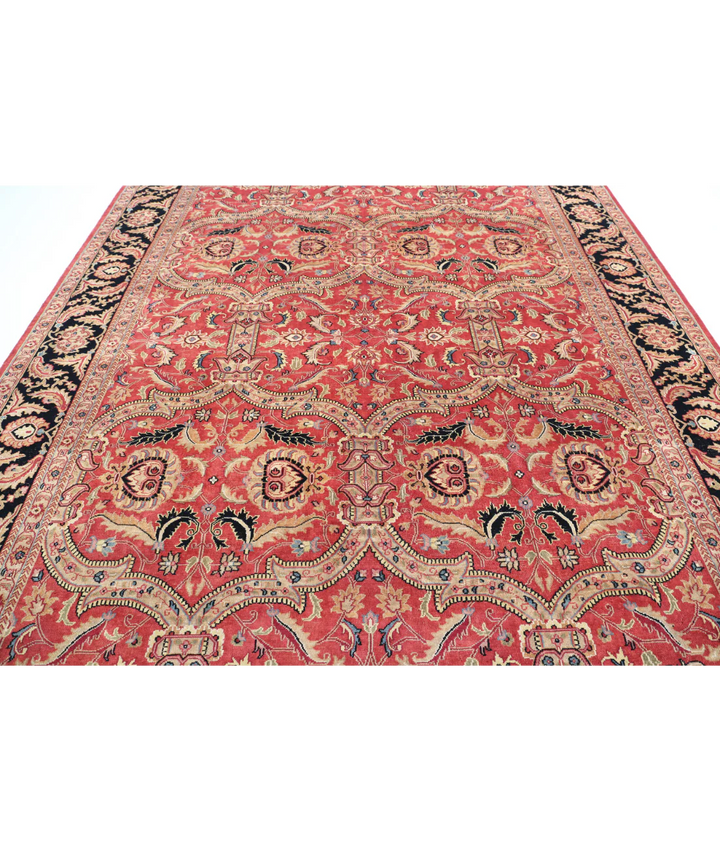 Afghan Agra Rug 9' 5" x 12' 5" Hand-Knotted | No. AT75169
