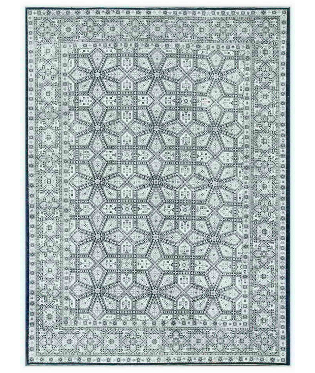 Hand Knotted Ariana Wool & Cotton Rug 8'  1" x 11'  2" - No. AT62757