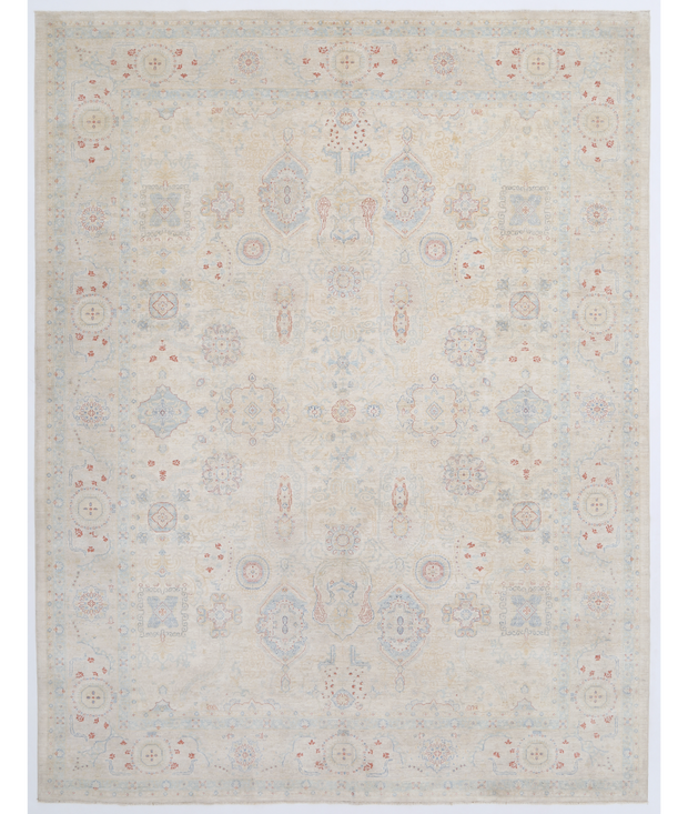 Hand Knotted Ariana Wool Rug 9'  2" x 11'  9" - No. AT17777
