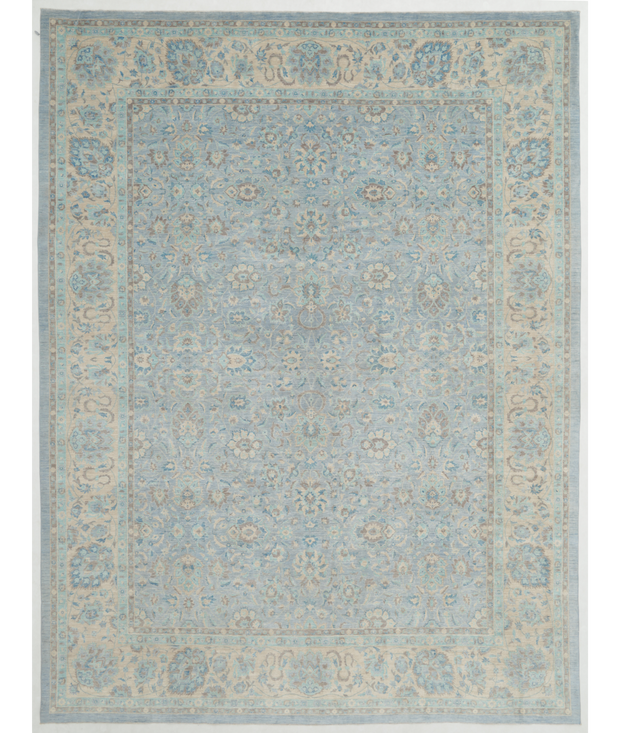 Hand Knotted Ariana Wool & Silk Rug 13'  2" x 17'  2" - No. AT32042
