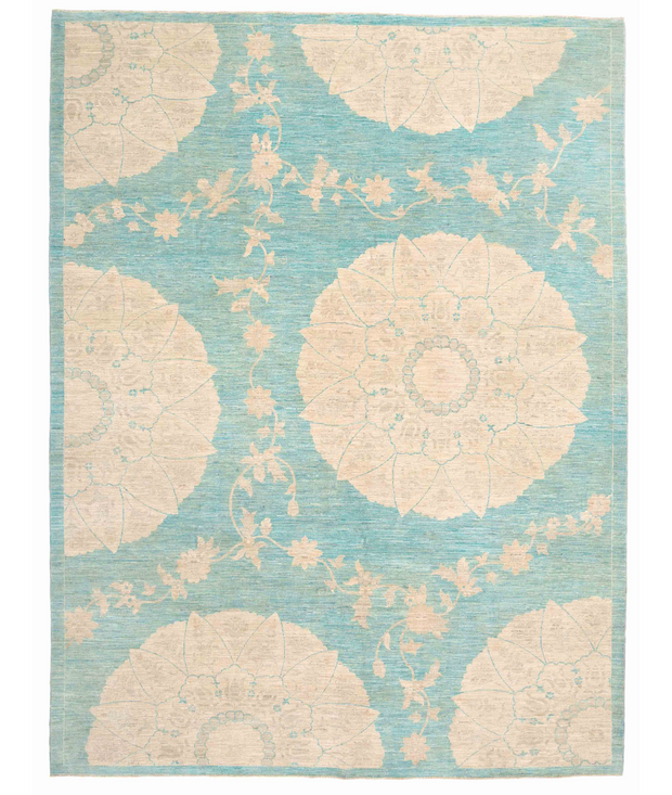 Hand Knotted Artemix Wool Rug 9'  0" x 12'  2" - No. AT39896