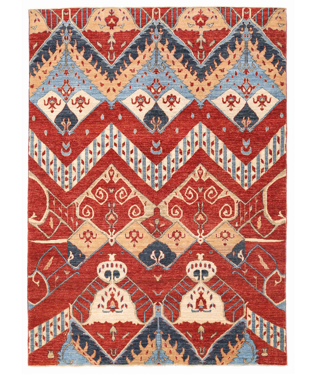 Hand Knotted Artemix Wool Rug 5'  6" x 7'  9" - No. AT94270
