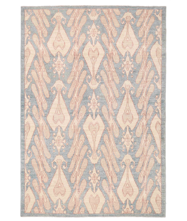 Hand Knotted Artemix Wool Rug 6'  2" x 9'  2" - No. AT12472