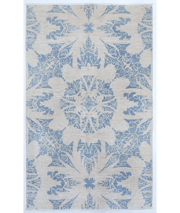 Hand Knotted Artemix Wool Rug 4'  9" x 7'  9" - No. AT96897