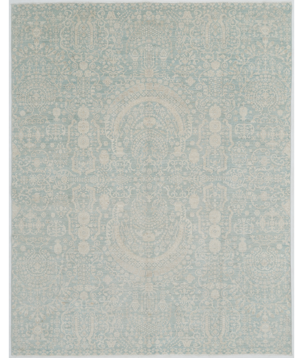 Hand Knotted Artemix Wool Rug 7'  9" x 9'  8" - No. AT40566