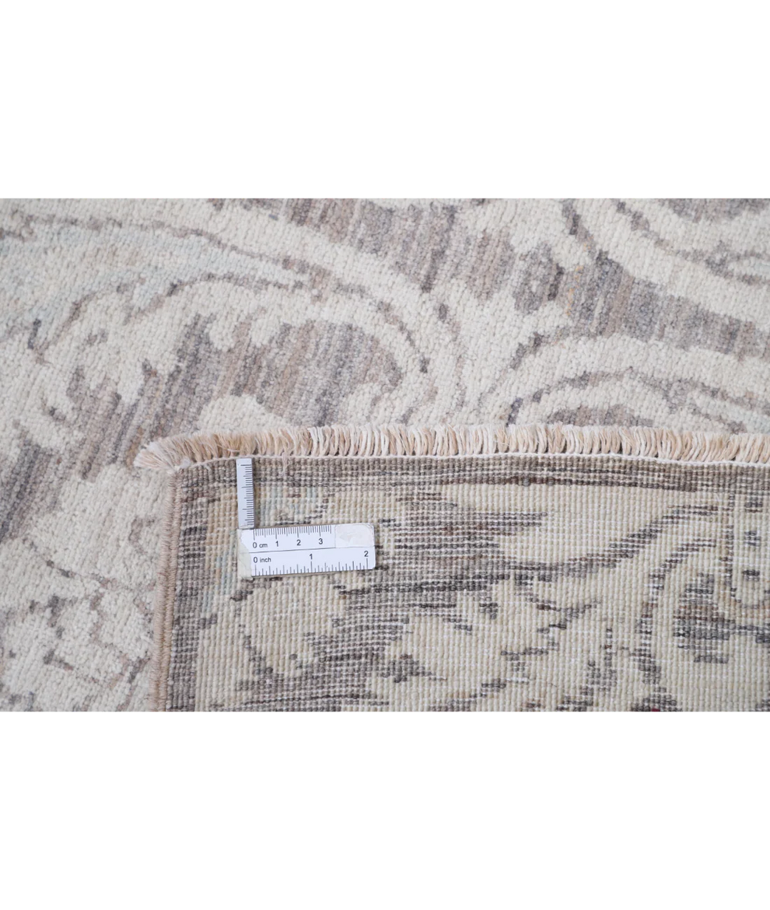 Brown Afghan Tabriz Rug 6' 2" x 8' 1" Hand-Knotted | No. AT53951
