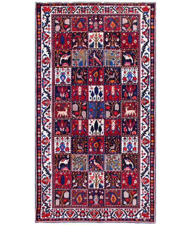Hand Knotted Bakhtiari Wool Rug 5'  8" x 10'  5" - No. AT29266