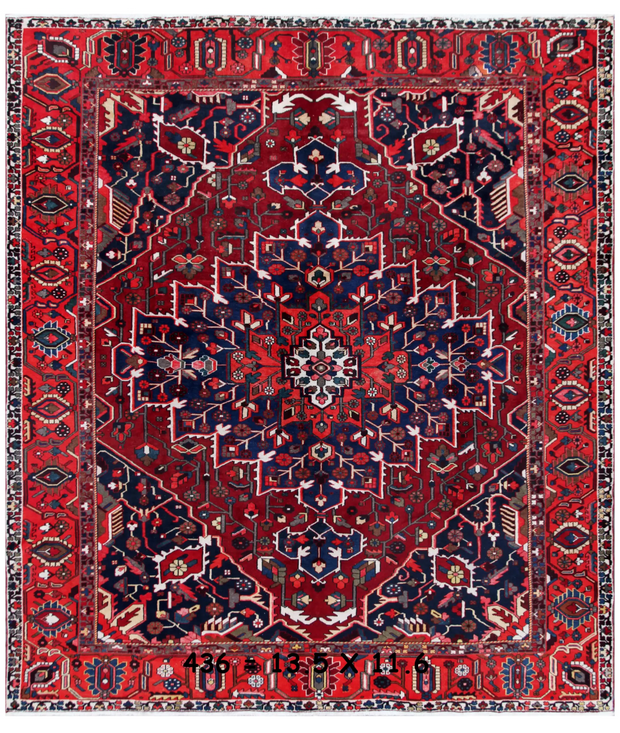 Hand Knotted Bakhtiari Wool Rug 11'  7" x 13'  4" - No. AT85470