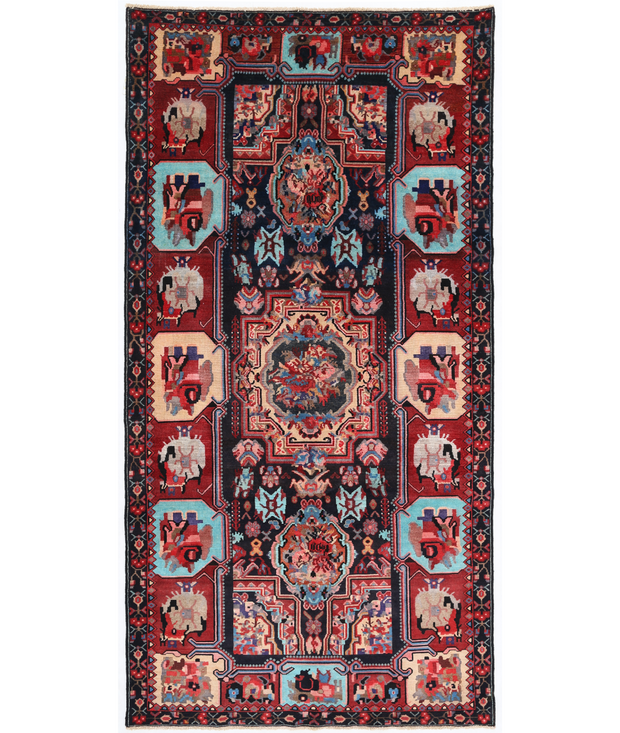 Hand Knotted Bakhtiari Wool Rug 5'  4" x 10'  6" - No. AT12735
