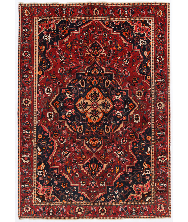 Hand Knotted Bakhtiari Wool Rug 6'  10" x 9'  8" - No. AT35945