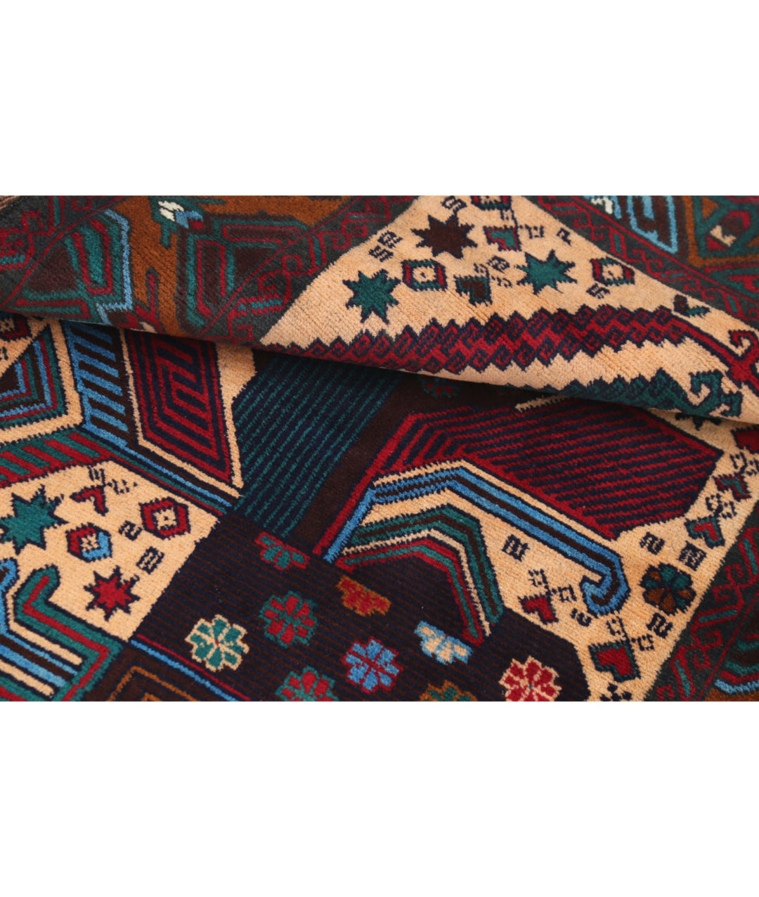 Hand Knotted Tribal Baluch Wool Rug 2' 11" x 4' 10" - No. AT18050