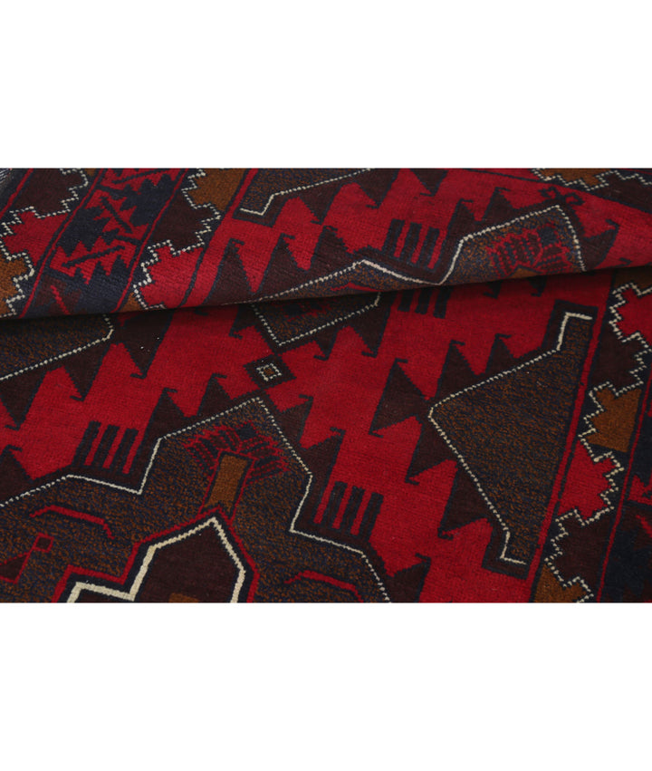 Hand Knotted Tribal Baluch Wool Rug 2' 1" x 5' 1" - No. AT16089