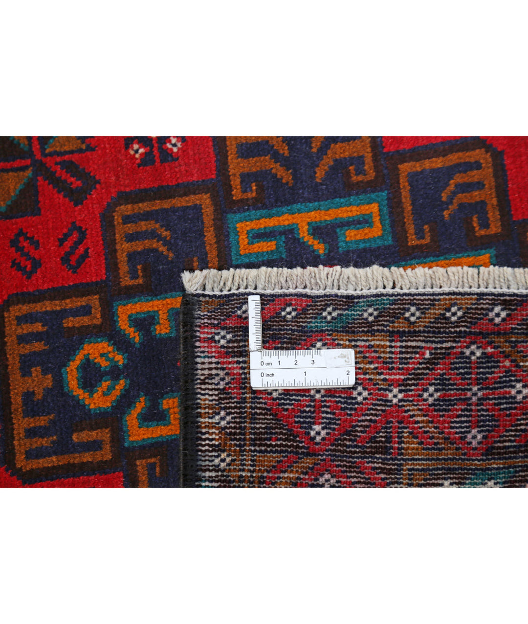 Hand Knotted Tribal Baluch Wool Rug 2' 8" x 4' 8" - No. AT98379