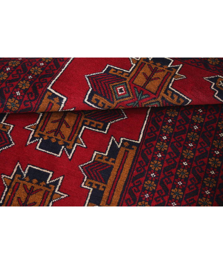 Hand Knotted Tribal Baluch Wool Rug 2' 11" x 4' 10" - No. AT41780