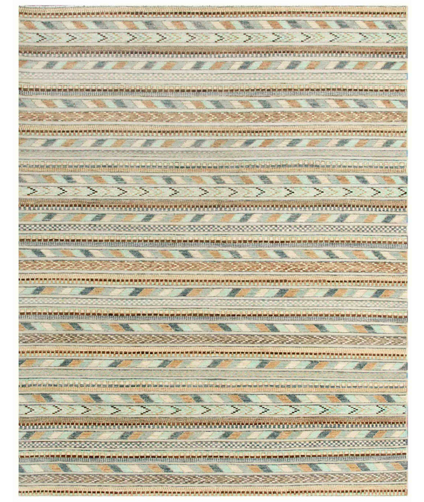 Hand Knotted Berjesta Wool Rug 6'  6" x 8'  3" - No. AT21926