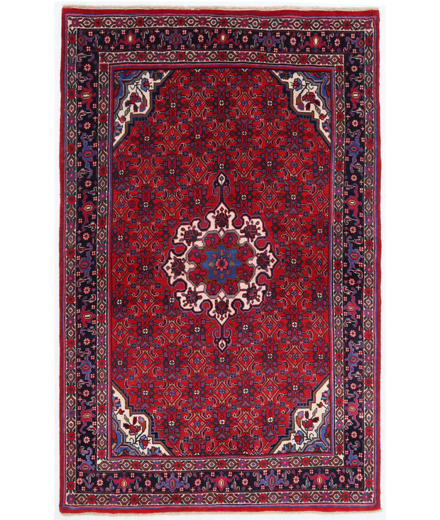 Hand Knotted Bijar Wool Rug 3'  11" x 6'  3" - No. AT67627