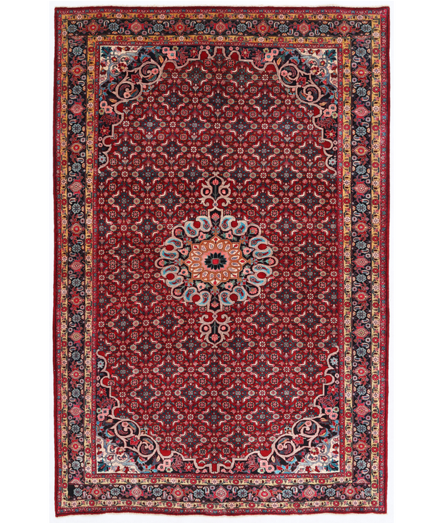Hand Knotted Bijar Wool Rug 6'  10" x 10'  5" - No. AT23255