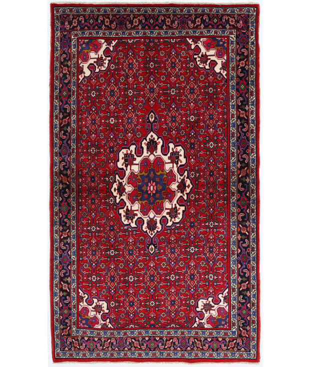 Hand Knotted Bijar Wool Rug 4'  2" x 7'  3" - No. AT14564