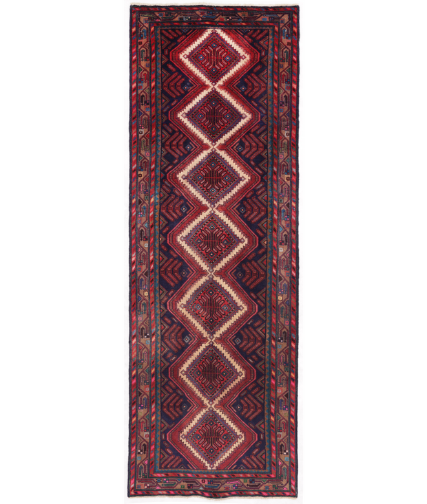 Hand Knotted Bijar Wool Rug 3'  1" x 9'  5" - No. AT33712