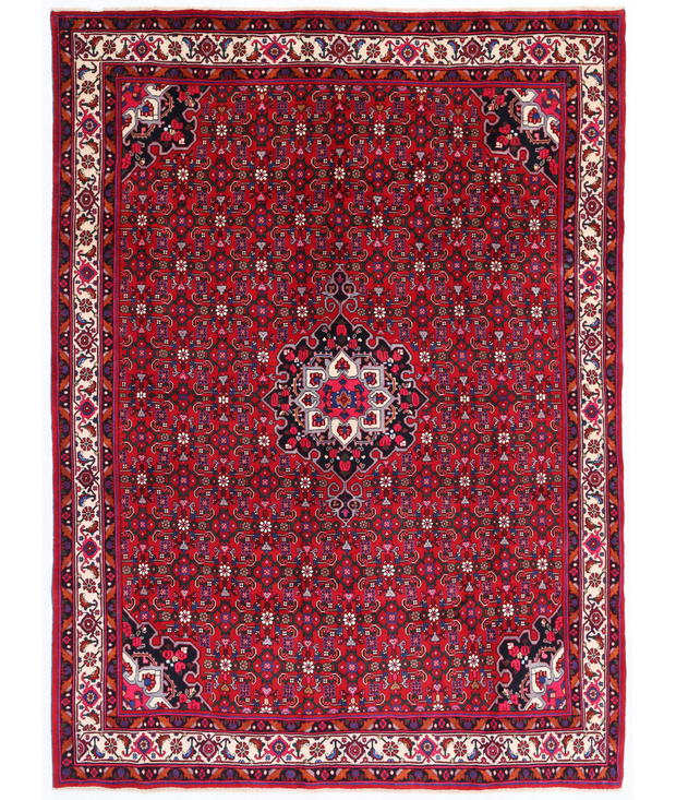 Hand Knotted Bijar Wool Rug 7'  1" x 9'  8" - No. AT32422