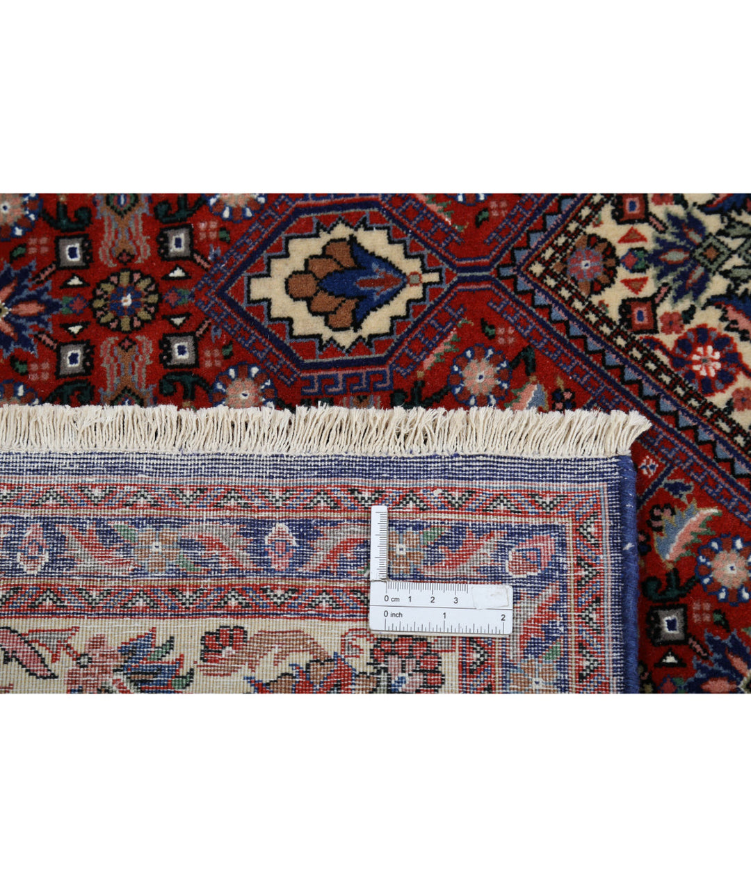 Afghan Bijar Rug 6' 8" x 9' 11" Hand-Knotted | No. AT56869