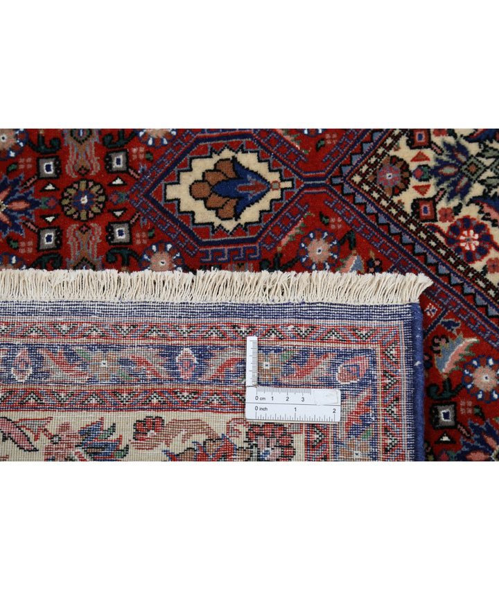 Afghan Bijar Rug 6' 8" x 9' 11" Hand-Knotted | No. AT56869