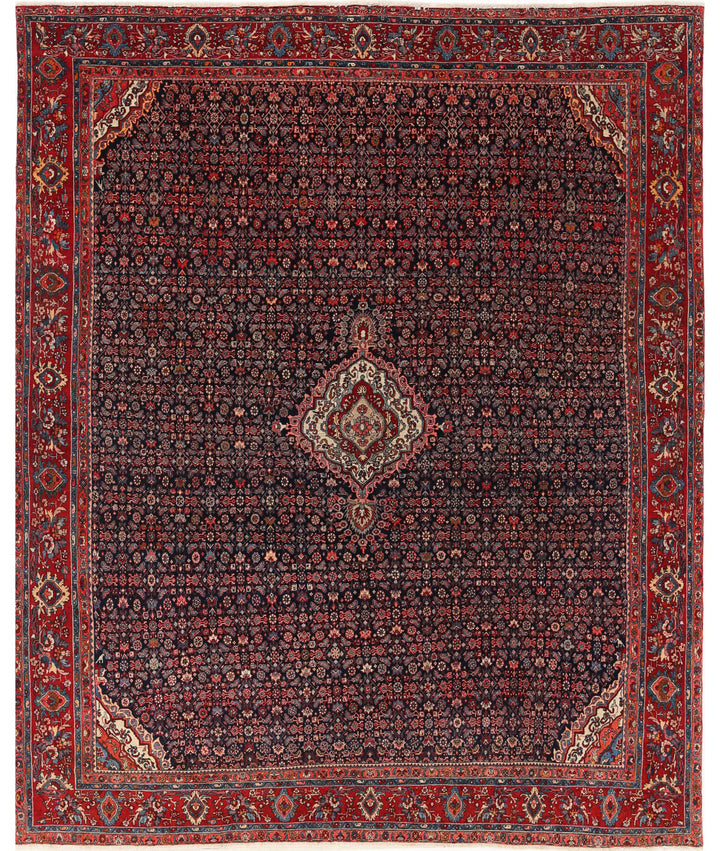 Afghan Oriental Rug 10' 0" x 12' 4" Hand-Knotted | No. AT13555