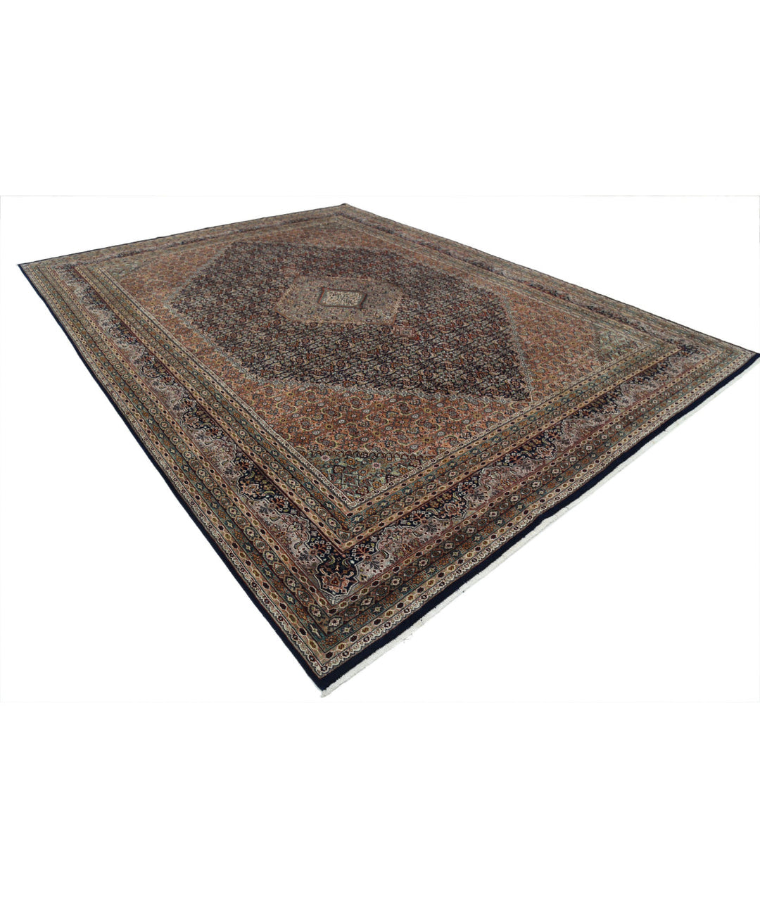 Hand Knotted Oriental Bijar Wool Rug 9' 8" x 12' 10" - No. AT47416