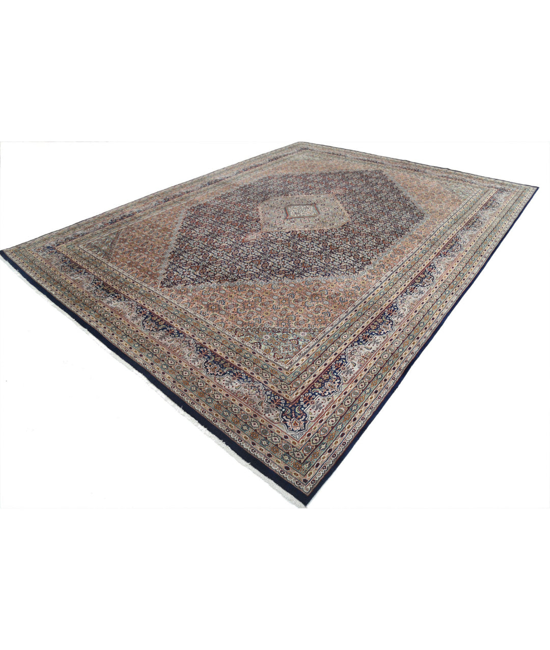 Hand Knotted Oriental Bijar Wool Rug 9' 8" x 12' 10" - No. AT47416